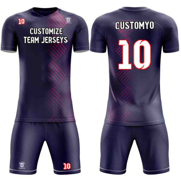 Custom Soccer Team Jerseys kits Full Sublimated Team name Player Names,Logo and Numbers  905